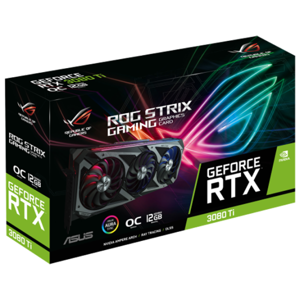Видеокарта Asus RTX3080Ti GDDR6X ROG Strix Gaming OC  / 12 ГБ photo 5 Видеокарта Asus RTX3080Ti GDDR6X ROG Strix Gaming OC  / 12 ГБ photo 5