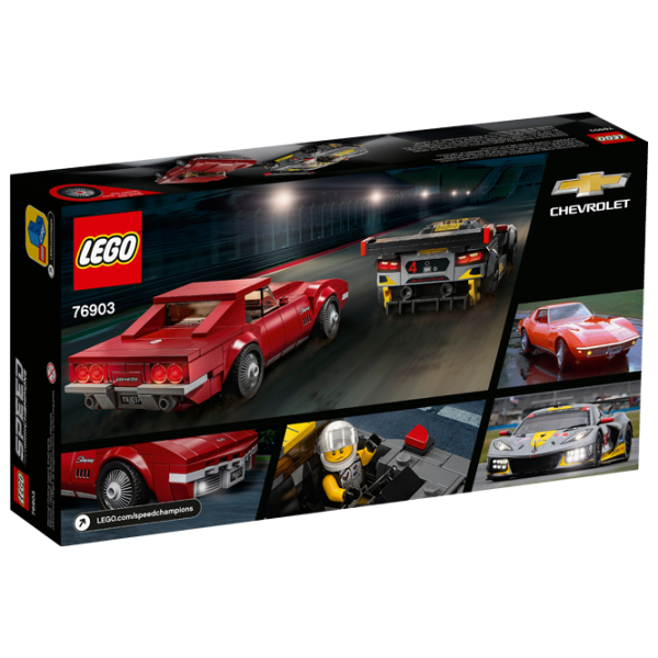 Детский конструктор LEGO Chevrolet Corvette1968 and C8.R Race Car Авто/ Разноцветный photo 3