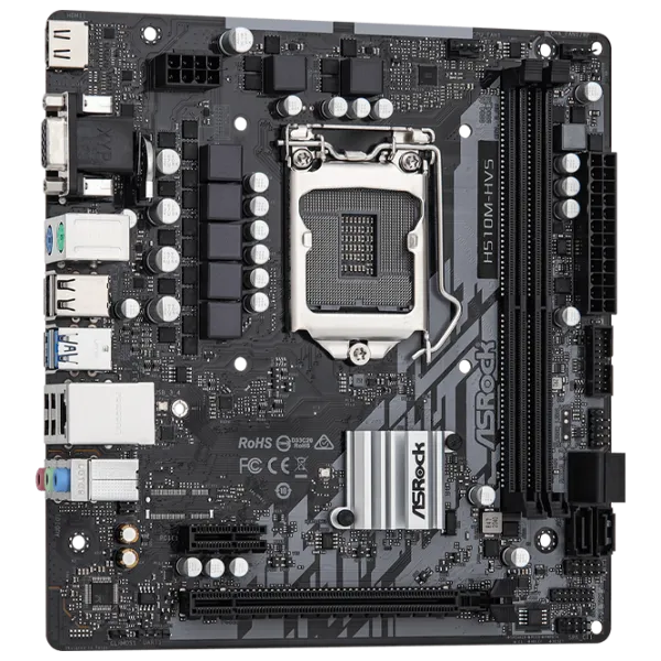 Материнская плата ASRock H510M-HVS R2.0 mATX/ Intel H510 photo 2