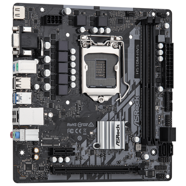 Материнская плата ASRock H510M-HVS R2.0 mATX/ Intel H510 photo 2