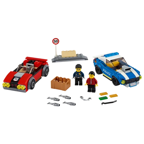 Детский конструктор LEGO Police Highway Arrest Полиция/ Синий photo 3