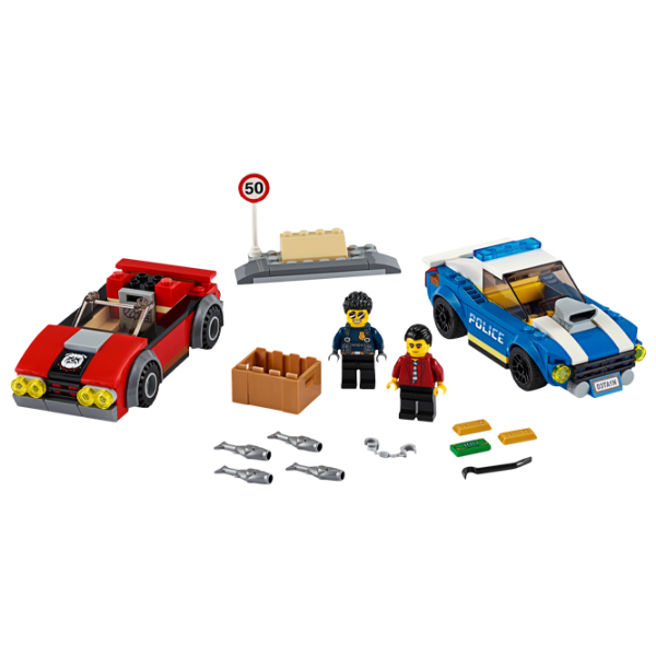 Детский конструктор LEGO Police Highway Arrest Полиция/ Синий photo 3