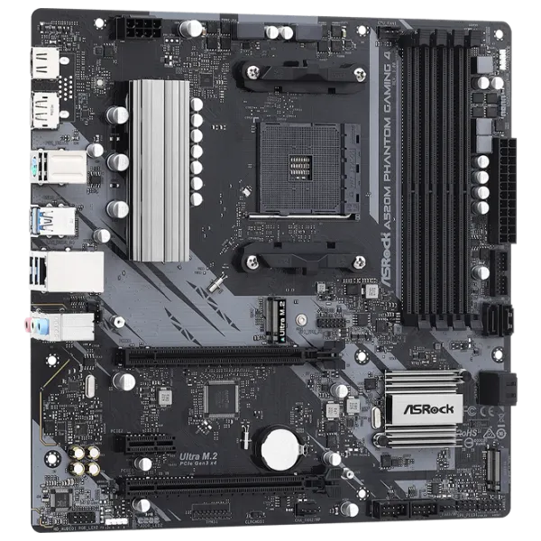 Материнская плата ASRock A520M PHANTOM GAMING 4 mATX/ AMD A520 photo 2