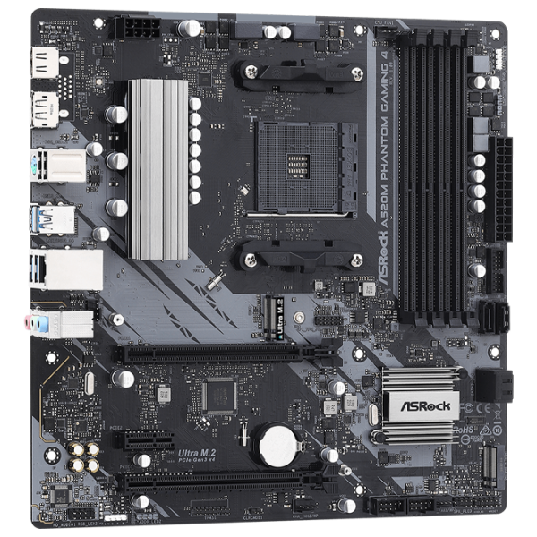 Материнская плата ASRock A520M PHANTOM GAMING 4 mATX/ AMD A520 photo 2