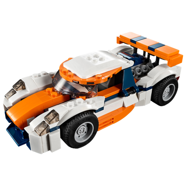 Детский конструктор LEGO Sunset Track Racer Автомобиль/ Белый photo 3
