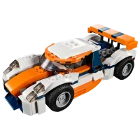 Constructor pentru copii LEGO Sunset Track Racer Mașină/ White photo 3