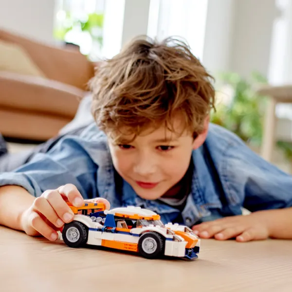 Детский конструктор LEGO Sunset Track Racer Автомобиль/ Белый photo 4