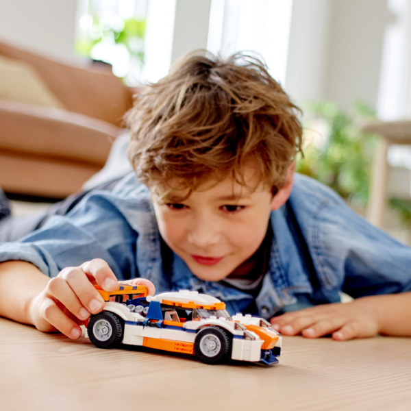 Детский конструктор LEGO Sunset Track Racer Автомобиль/ Белый photo 4