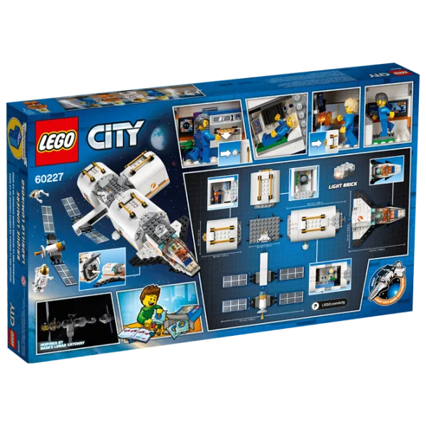 Детский конструктор LEGO Lunar Space Station Космическая станция/ Белый photo 3