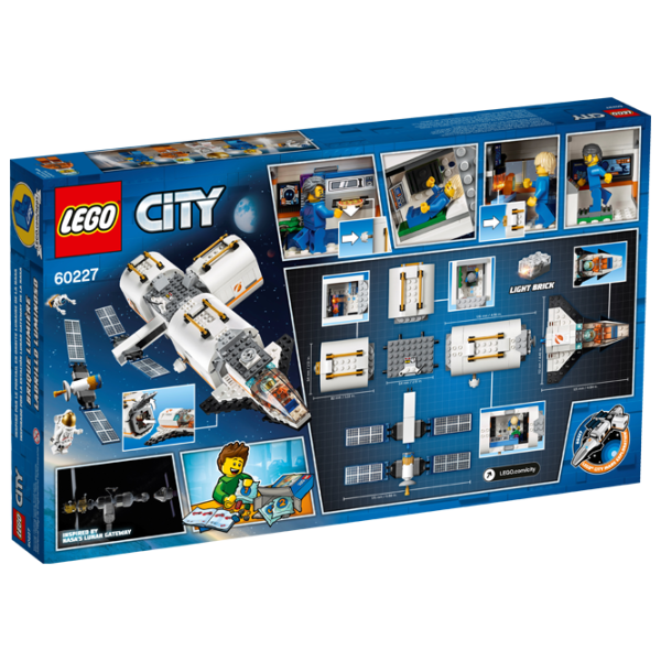 Детский конструктор LEGO Lunar Space Station Космическая станция/ Белый photo 3