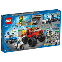Constructor pentru copii LEGO Police Monster Truck Heist Jaf/ Multicolor photo 2
