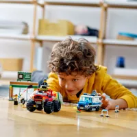 Constructor pentru copii LEGO Police Monster Truck Heist Jaf/ Multicolor photo 3