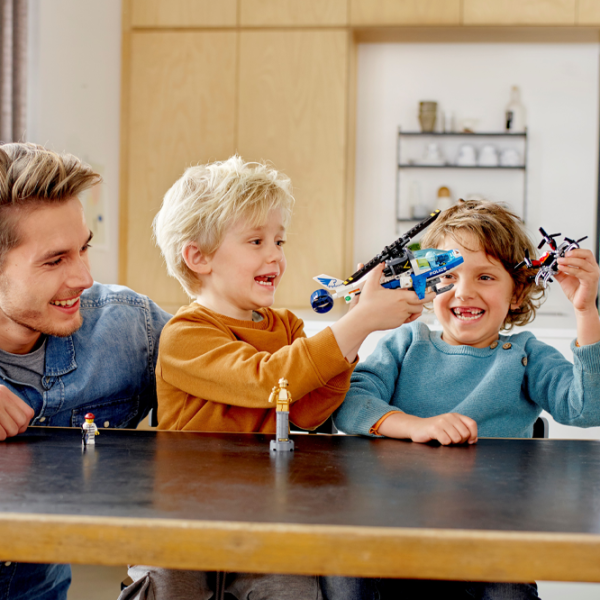 Конструктор LEGO Sky Police Drone Chase Полиция/ Синий photo 4