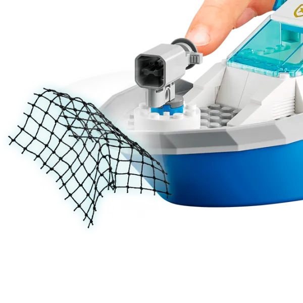 Детский конструктор LEGO Police Patrol Boat Транспорт/ Разноцветный photo 3