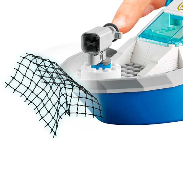 Детский конструктор LEGO Police Patrol Boat Транспорт/ Разноцветный photo 3