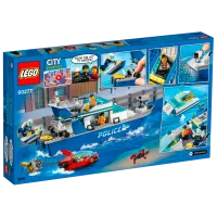 Constructor pentru copii LEGO Police Patrol Boat Transport/ Multicolor photo 4