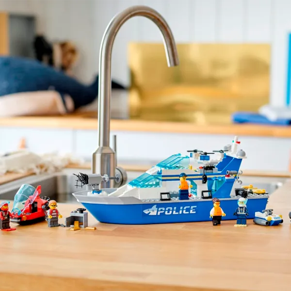 Детский конструктор LEGO Police Patrol Boat Транспорт/ Разноцветный photo 5