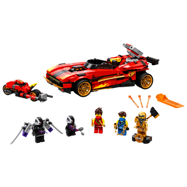 Детский конструктор LEGO X-1 Ninja Charger Транспорт/ Красный photo 2