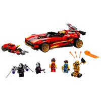 Constructor pentru copii LEGO X-1 Ninja Charger Transport/ Red photo 2