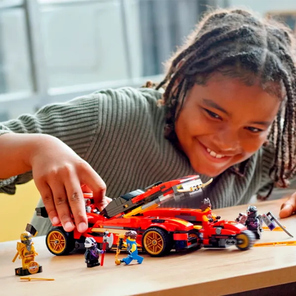 Детский конструктор LEGO X-1 Ninja Charger Транспорт/ Красный photo 4