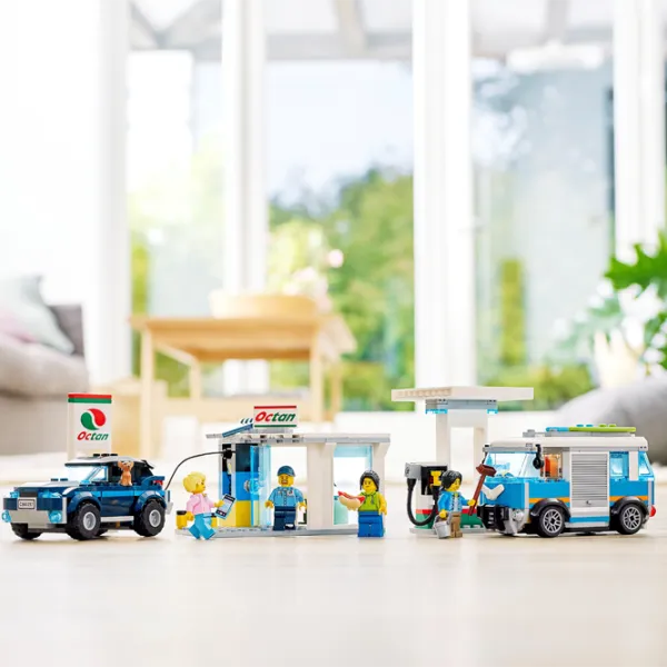 Детский конструктор LEGO Service Station Станция заправки/ Разноцветный photo 4