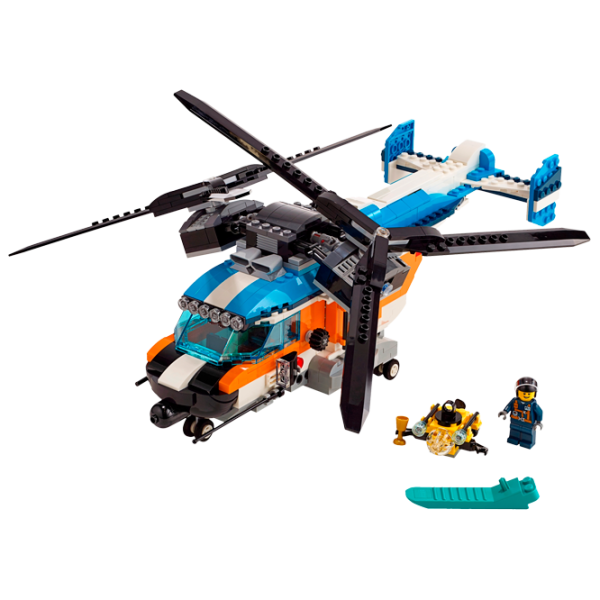 Детский конструктор LEGO Twin-Rotor Helicopter Транспорт/ Разноцветный photo 2