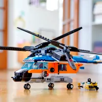 Constructor pentru copii LEGO Twin-Rotor Helicopter Transport/ Multicolor photo 5