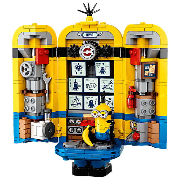 Конструктор LEGO Brick-built Minions and their Lair Персонаж из мультфильма/ Разноцветный photo 2
