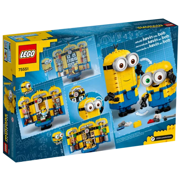 Конструктор LEGO Brick-built Minions and their Lair Персонаж из мультфильма/ Разноцветный photo 3