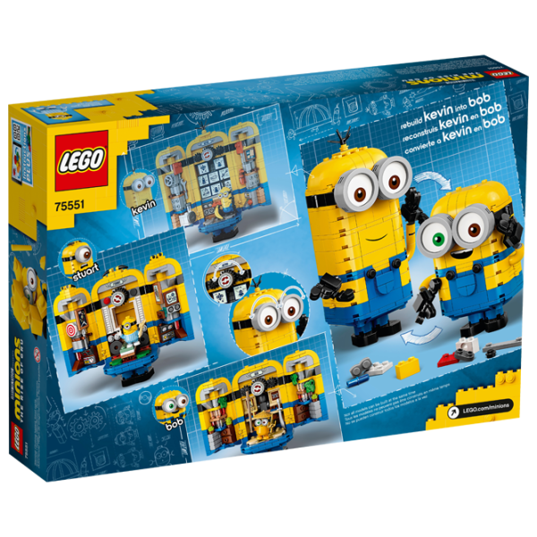 Конструктор LEGO Brick-built Minions and their Lair Персонаж из мультфильма/ Разноцветный photo 3