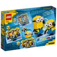 Constructor LEGO Brick-built Minions and their Lair Personaj de desene animate/ Multicolor photo 3
