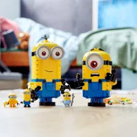 Constructor LEGO Brick-built Minions and their Lair Personaj de desene animate/ Multicolor photo 5