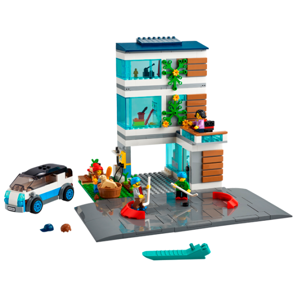Constructor LEGO City-Family House Clădire/ Multicolor photo 2
