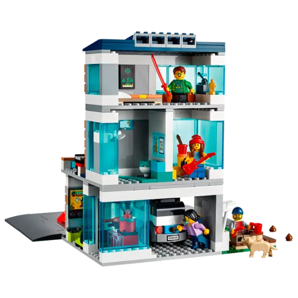 Constructor LEGO City-Family House Clădire/ Multicolor photo 4