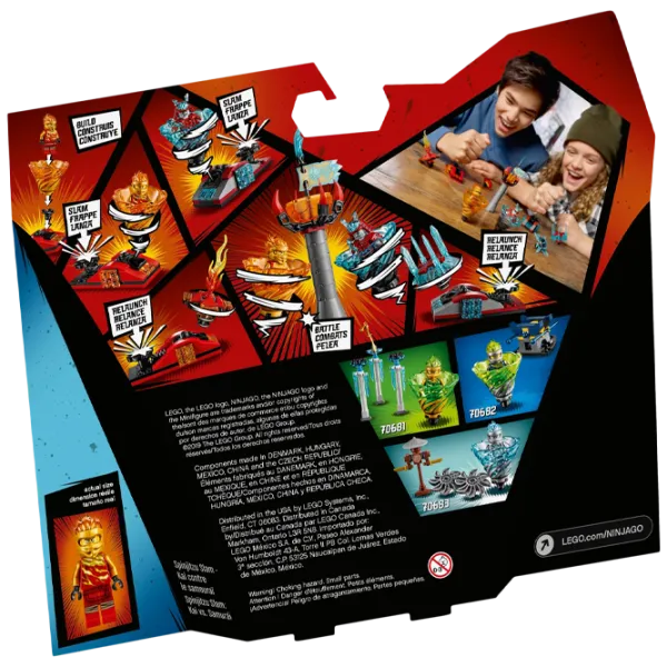 Детский конструктор LEGO Spinjitzu Slam - Kai vs. Samurai Битва/ Красный photo 2