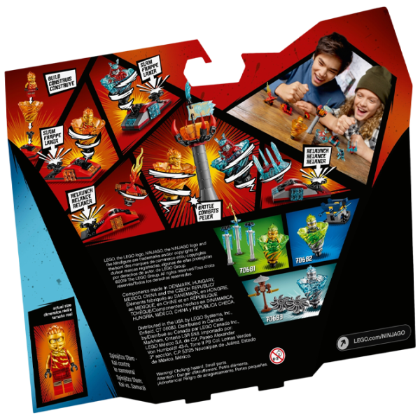 Детский конструктор LEGO Spinjitzu Slam - Kai vs. Samurai Битва/ Красный photo 2