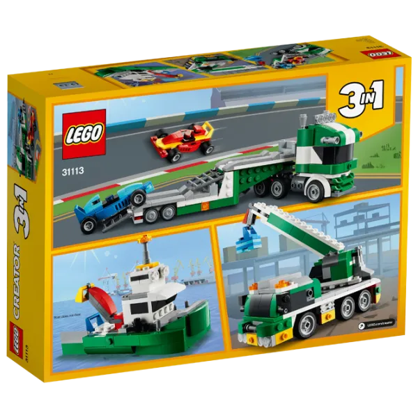 Детский конструктор LEGO Race Car Transporter Автомобиль/ Зелёный photo 2