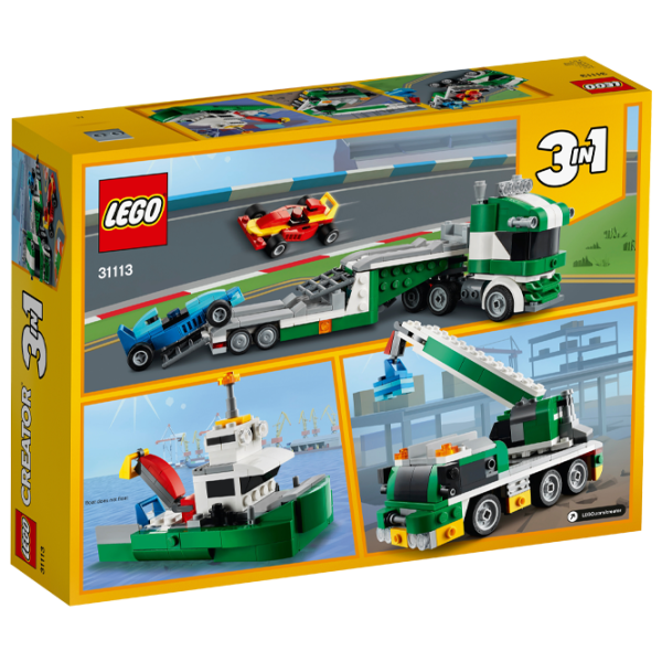 Детский конструктор LEGO Race Car Transporter Автомобиль/ Зелёный photo 2