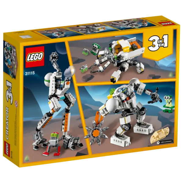 Детский конструктор LEGO Space Mining Mech Робот/ Белый photo 2