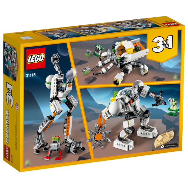 Детский конструктор LEGO Space Mining Mech Робот/ Белый photo 2