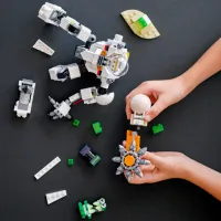 Constructor pentru copii LEGO Space Mining Mech Robot/ White photo 4