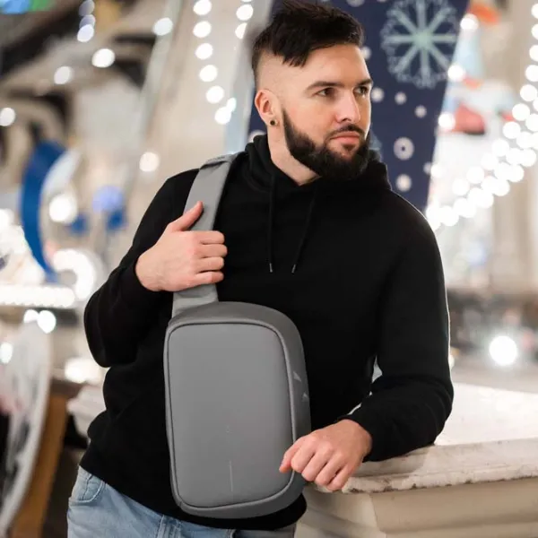 Рюкзак для планшета XD-Design Bobby Sling anti-theft 9.7"/ Серый/ 4 л photo 14