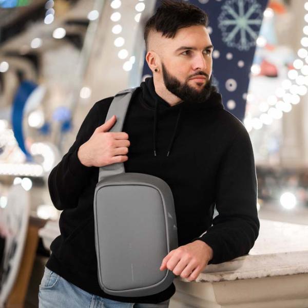 Рюкзак для планшета XD-Design Bobby Sling anti-theft 9.7"/ Серый/ 4 л photo 14