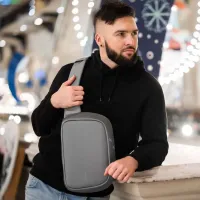 Рюкзак для планшета XD-Design Bobby Sling anti-theft 9.7"/ Серый/ 4 л photo 14