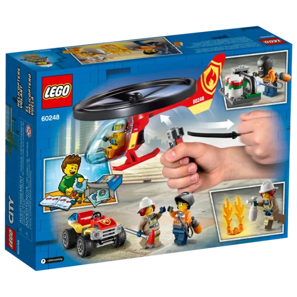 Детский конструктор LEGO Fire Helicopter Response Пожарные/ Красный photo 2