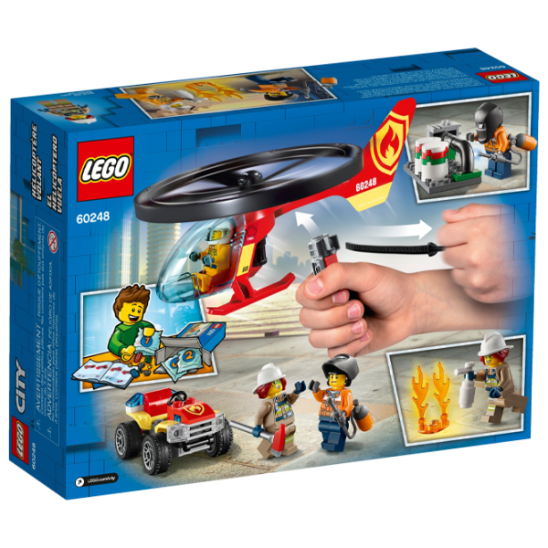 Детский конструктор LEGO Fire Helicopter Response Пожарные/ Красный photo 2