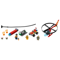 Constructor pentru copii LEGO Fire Helicopter Response Pompieri/ Red photo 3