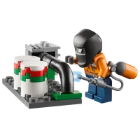 Constructor pentru copii LEGO Fire Helicopter Response Pompieri/ Red photo 4