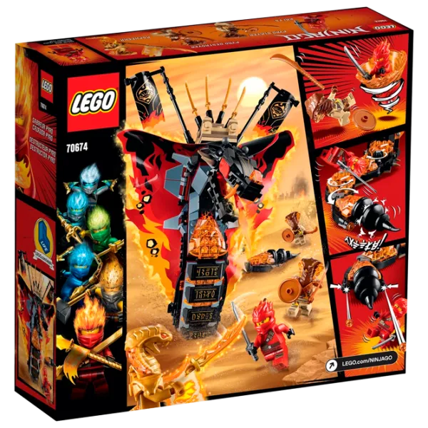 Детский конструктор LEGO Fire Fang Ниндзяго/ Разноцветный photo 3
