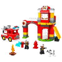 Constructor LEGO Fire Station Pompieri/ Red photo 2